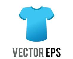 vector degradado azul blanco unisexo tee icono