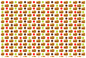 Hamburger padronizar fundo png