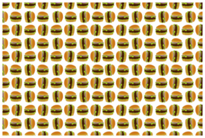Hamburger modello sfondo png