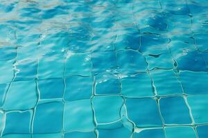 ondulación piscina agua ofertas un calmante y pintoresco acuático fondo ai generado foto