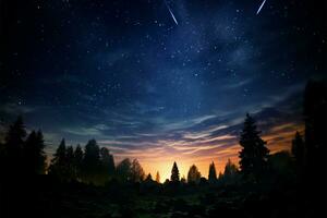 celestial maravillas desvelado en un maravilloso profundo cielo astrofoto obra maestra ai generado foto