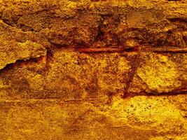Surface grungy of concrete wall with bright color textured effectc from sand and cement materials. photo