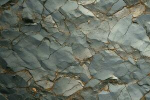 Natural ground texture created by the rugged beauty of rocky surfaces AI Generated photo