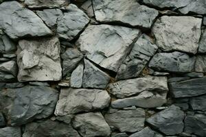Natures rugged beauty, ground rock texture for an authentic background AI Generated photo