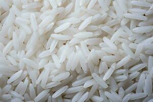 Inviting background with the texture of Thai white glutinous sticky rice AI Generated photo
