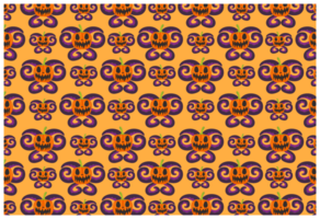 Hallloween - Pumpkin Head With Tentacle Pattern Background png