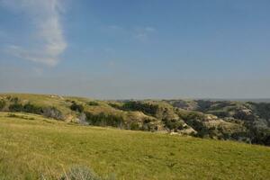 Summer Landscape in the North Unit of Theodore Roosevelt National Park photo