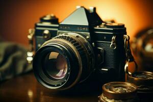 Vintage photography concept Where artistry meets nostalgia in image capture AI Generated photo