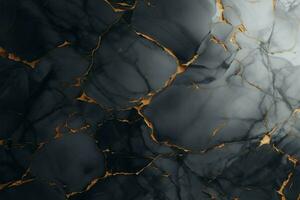 Sleek and modern black marble texture wallpaper, ideal for sophisticated decor AI Generated photo