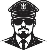 Illustrating Justice Police Officer Vectors Behind the Badge Police Officer Vector Artistry