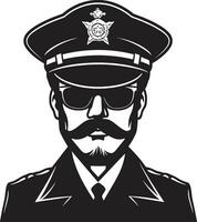 Cop Chronicles in Pixels Police Officer Vectors Shielded Valor Police Officer Vector Graphics