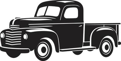 Pickup Truck Vector Graphics Design with Attitude Classic Pickup Truck in Vector Endless Possibilities