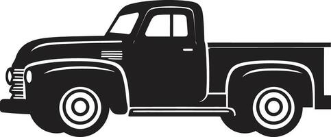 Vector Illustration of a Pickup Truck Onward and Upward Pickup Truck Vector Rev Up Your Design Projects