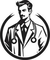 Crafting Doctors Mastering Physician Illustrations Vectorizing Medicine Bridging Art and Healthcare Design vector