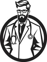 Illustrating Compassion The World of Physician Vector Art From Sketch to Vector Creating Lifelike Physician Portraits