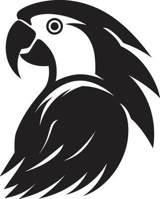 From Pencil to Pixel Parrot Vector Transformation Artful Parrot Vectors Balancing Complexity