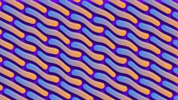 A vibrant colorful repeating pattern of shiny blue and yellow rippling wavy organic shapes. Full HD and looping abstract motion background animation. video