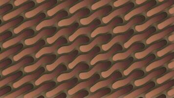 Trendy retro background animation with a repeating pattern of wavy rippling organic shapes. Full HD and looping motion background. video