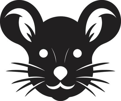 ratón silueta vector Arte sencillo y sorprendentes personaje desarrollo en ratón vector ilustración