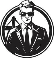 Iconic Lawyers Vector Illustrations Set The Art of Law Attorney Vector Graphics