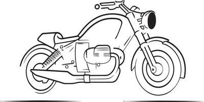 Vectorized Adventures Exploring the World of Motorcycles Designing Speed Motorcycle Vector Illustrations