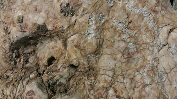 a close up of a rock with cracks and cracks photo