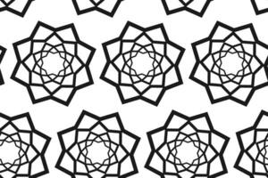 Seamless pattern of stylized blooming lotus flower ornament. Design concept for backdrop or wrapping vector