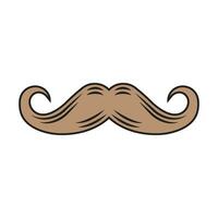 Mustache vector icon