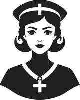 Digital Tributes to Healthcare Heroes Nurse Icons Graphic Odes to Frontline Workers vector