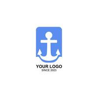 anchor logo or symbol vector