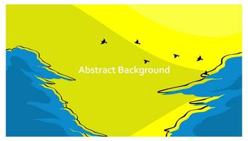 abstract background yellow vector