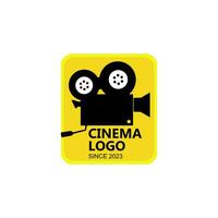 cine logo o icono vector