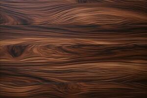 Imbuia wood with its rich chocolate brown color and smooth texture wood texture, AI Generated photo
