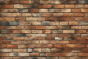 Rustic Texture bricks texture, AI Generated photo