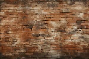 Aged Appeal bricks texture, AI Generated photo