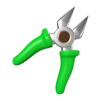 Cutting Pliers 3D Illustration Icon