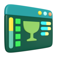 Slicer 3D Printer 3D Illustration Icon