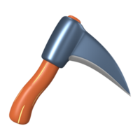 Death Sickle 3D Illustration Icon png