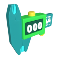 Vernier Calipers 3D Illustration Icon