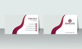 Professional Business Card vector