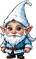 Winter Gnome Cartoon Image AI Generative png