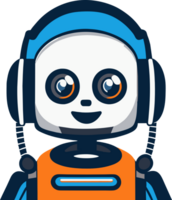 robot chatbot.ai gegenereerd png