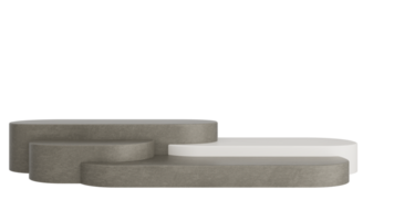 abstrato geométrico forma pastel cor modelo mínimo moderno estilo parede plano de fundo, para cabine pódio etapa exibição mesa zombar acima composição 3d Renderização png