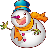 santa merry christmas cartoon character and element png