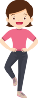 people training exercise cartoon character png