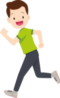 people training exercise cartoon character png