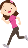 people training exercise cartoon character png