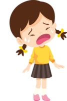 expression sad and cry cartoon character png