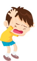 expression sad and cry cartoon character png