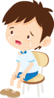 expression sad and cry cartoon character png